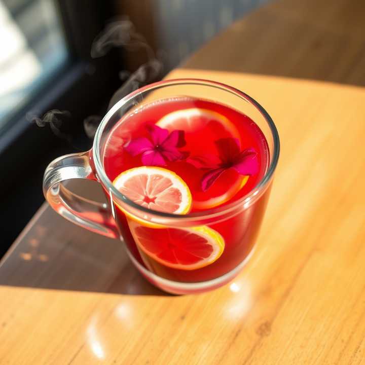 Herbata z hibiskusem i cytryną: orzeźwiający napój na każdą porę dnia